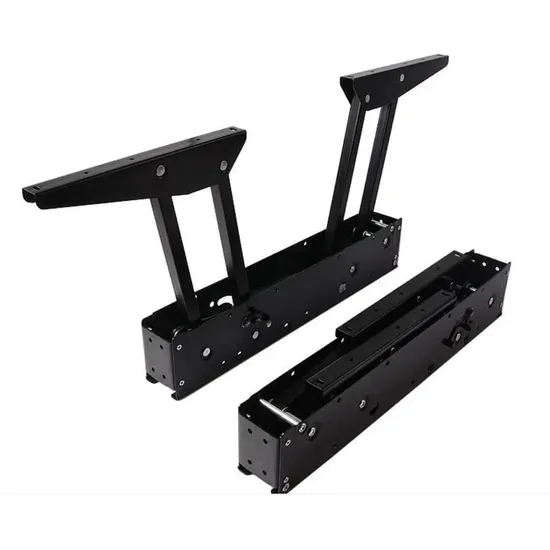 Custom Table DIY Hardware Fitting Furniture Gas Hydraulic Hinge Black Table Lift Mechanism