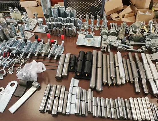 Heavy Duty Welded Rear Dump Bed Hinge for Trailer Truck