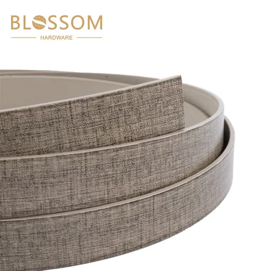 Furniture Decorative Matt and Embossing PVC Edge Banding Plastic Tape Strip
