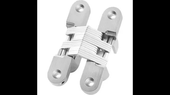 Heavy Duty Concealed Cross Hinge Folding Die Casting Concealed Door Soss Invisible Hidden Hinges for Wardrobe Cabinet Folding Table Bed Windows