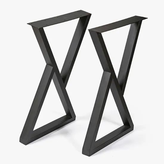Popular Furniture Hardware Coffee Black Steel Metal Hairpin Wholesale Table Leg for Home Furniture, Office Furniture, Hotel Furniture