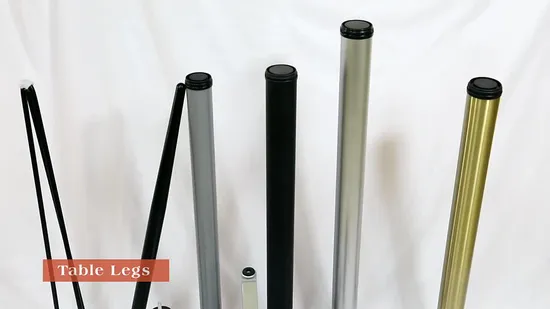 Metal Black Square Desk Table Base Legs Modern Furniture Hardware Industrial Office 