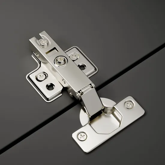 Monsoon Kitchen Cupboard Closet Furniture Hardware Fitting Accessories Iron Auto Hydraulic Cabinet Door 35mm Cup Fixed One Way Soft Close Hinge 